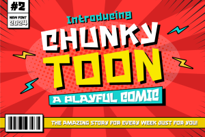 Chunky Toon – Playful Display Font