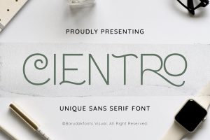 Cientro – Serif Thin Display Font