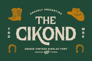 Cikond – Medieval Display Font