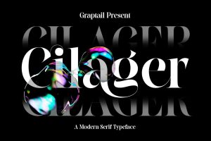 Cilager – Modern Serif Typeface