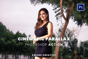 Cinematic Parallax Photoshop Action