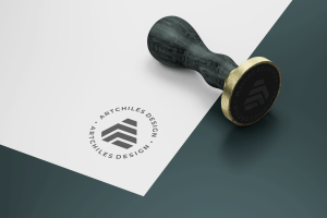 Circle Stamp Mockup