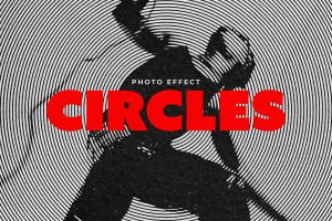 Circular Stencil Photo Effect