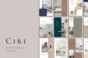 Ciri Pinterest Post Templates