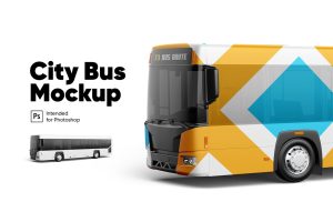 City Bus Mockup