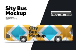City Bus Mockup