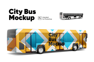 City Bus Mockup