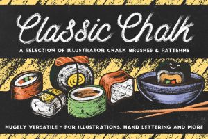 Classic Chalk – Brushes + Patterns