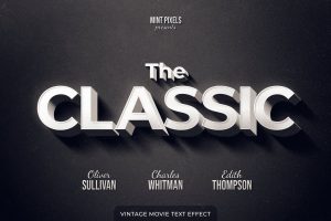 Classic Movie Text Effect