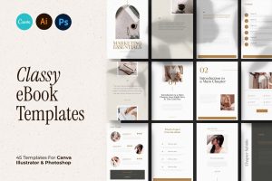 Classy & Minimal eBook Templates