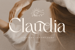 Claudia – Ligature Luxury Font