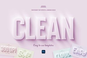Clay 3D Text Effect