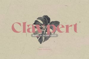 Claypert – Logo Font