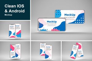 Clean IOS & Android MockUp