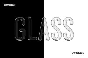 Clear Glass Text & Logo Effect