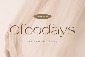 Cleodays – Beauty Aesthetic Expanded Thin Sans