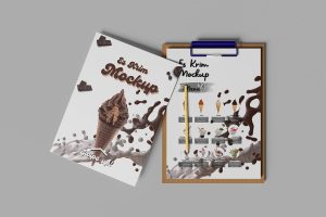 Clipboard Menu Mockup