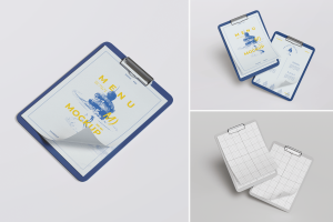 Clipboard Menu Mockup