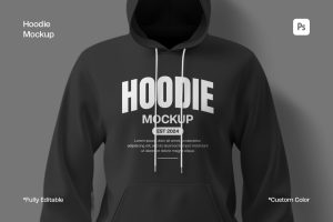 Close up Hoodie Mockup