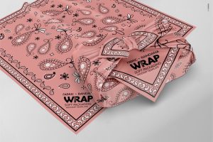 Cloth Fabric Wrap Mockup