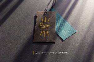 Clothing Label Tags Mockup