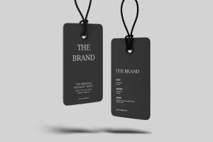Clothing Tag Label Mockup