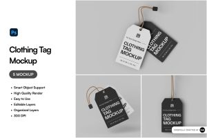 Clothing Tag Mockup