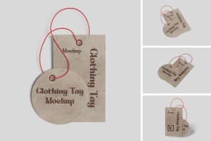 Clothing Tag Mockup