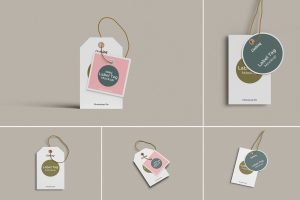 Clothing tag Mockup