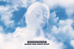 Clouds Face Photo Effect