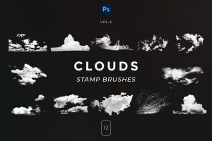 Clouds Stamp Brushes Vol.4