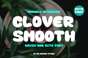 Clover Smooth – Bubble Fonts