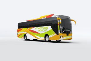Coach Bus Mock-Up
