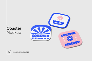 Coaster Mockup
