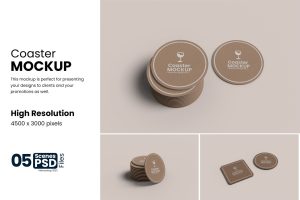 Coaster Mockup