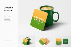 Coaster Mockup