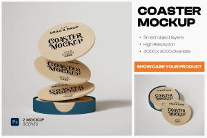 Coaster Mockup