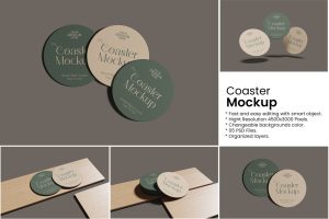 Coaster Mockup