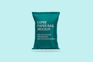 cofee  bag mockup