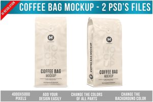 Coffee Bag Mockup
