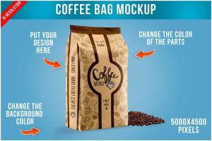 Coffee Bag Mockup