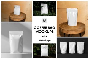 Coffee Bag Mockups vol.4