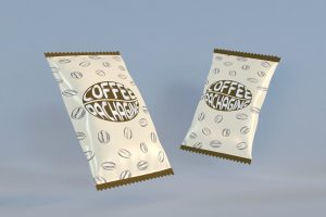 Coffee Bag Packaging Mockup