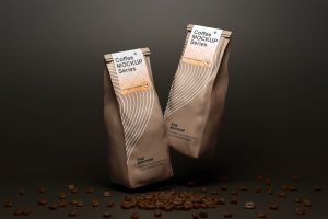 Coffee Bag Packaging Mockup