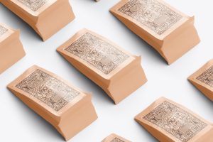 Coffee Bag Set Mockup
