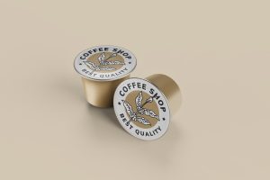 Coffee Capsule Pods Mockup