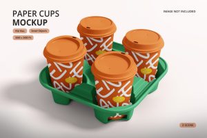 Coffee Cups Mockup