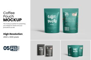 Coffee Pouch Mockup