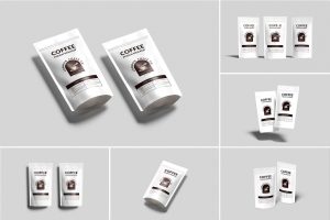 Coffee Pouch Packaging Mockup