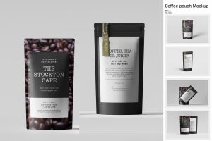 Coffee Pouch Packaging Mockups